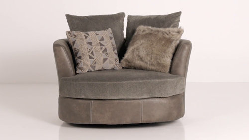 Dfs grey 2024 swivel chair